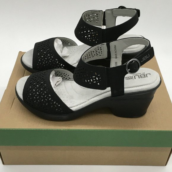 Women’s JBU By Jambu Black Toledo Memory Foam Sz 6 - Picture 6 of 9